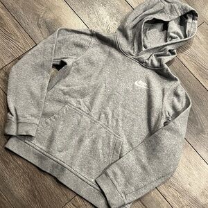 Nike Heather Gray Pullover Hoodie boys medium